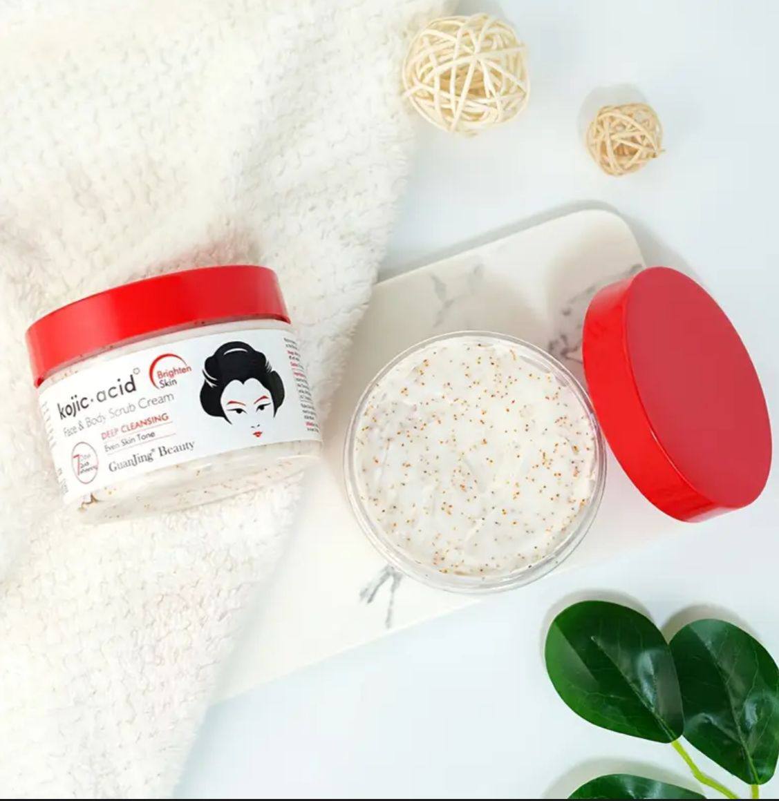 Whitening body scrub